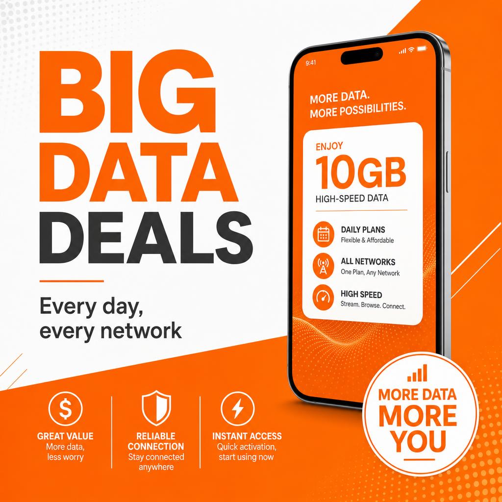 Big data deals flyer — every day, every network